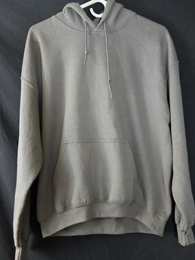 Gildan Olive Gray Pullover Hoodie #612